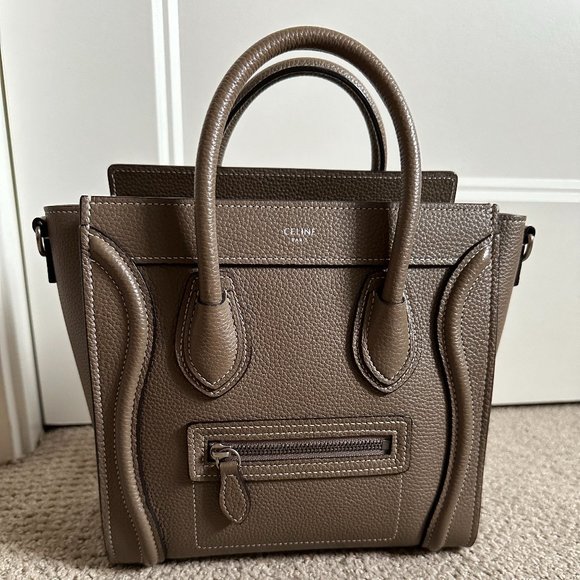 Celine Handbags - Celine Nano Luggage Souris